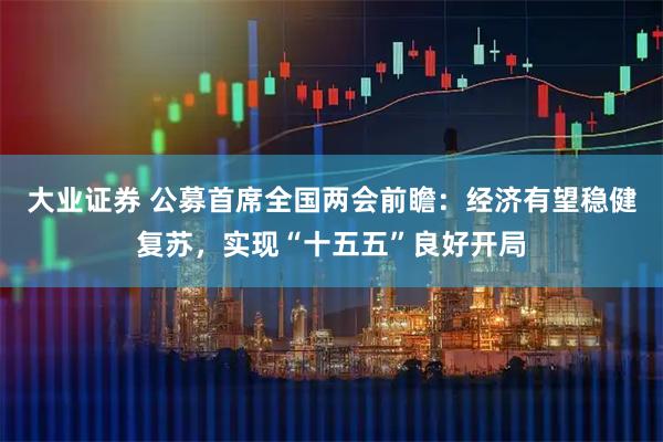 大业证券 公募首席全国两会前瞻：经济有望稳健复苏，实现“十五五”良好开局
