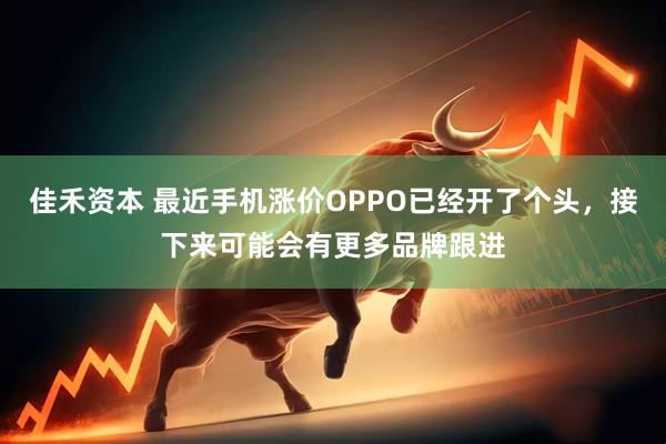 佳禾资本 最近手机涨价OPPO已经开了个头，接下来可能会有更多品牌跟进
