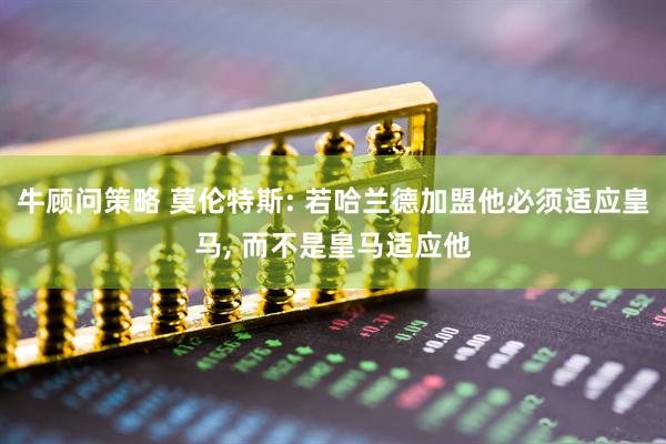 牛顾问策略 莫伦特斯: 若哈兰德加盟他必须适应皇马, 而不是皇马适应他