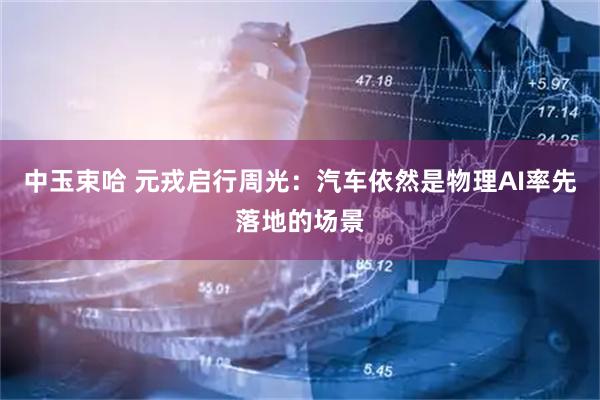 中玉束哈 元戎启行周光：汽车依然是物理AI率先落地的场景